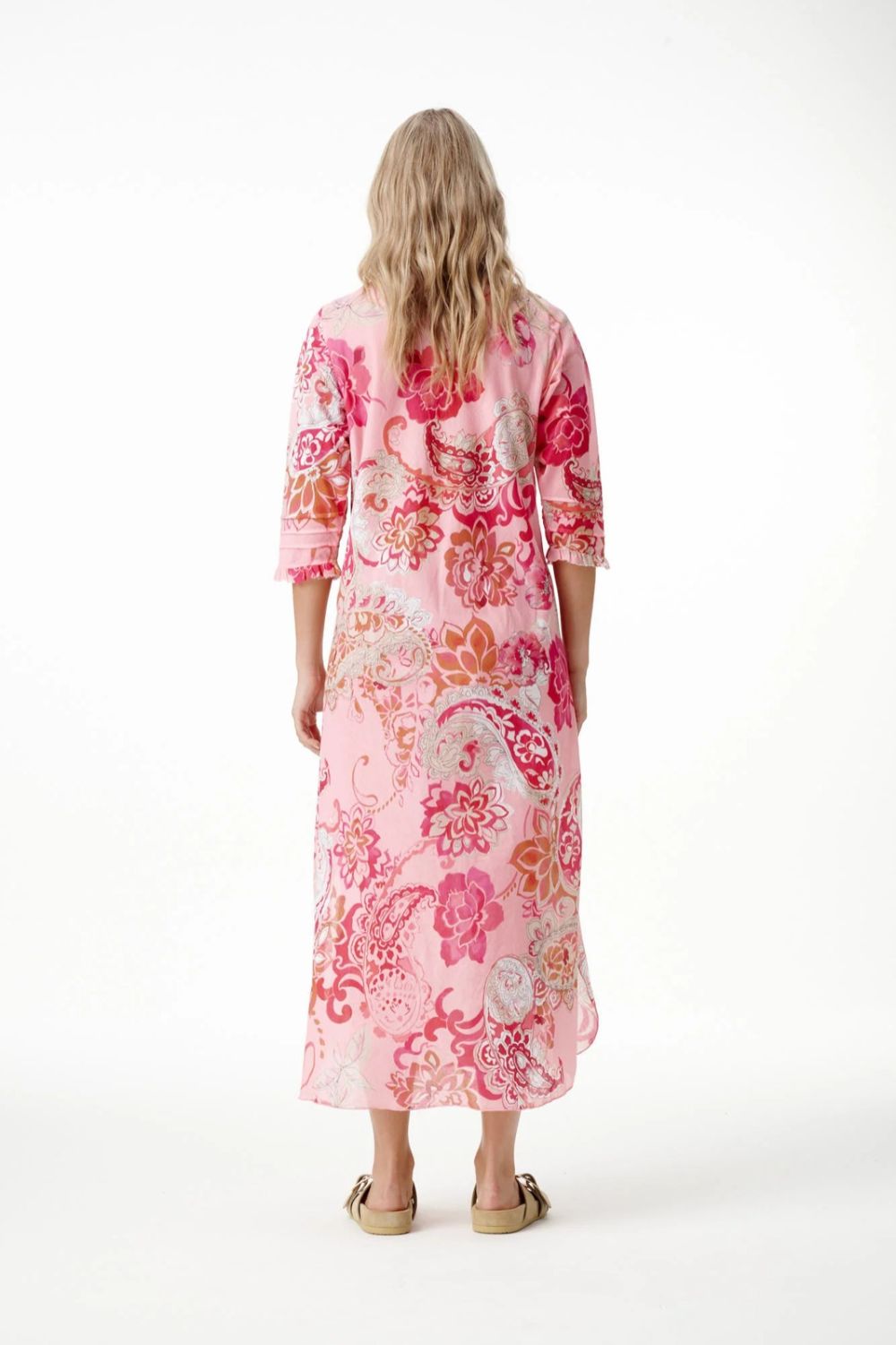 Oneseason - Oneseason Long Poppy Dress | Rose Paisley - Dress - Silvermaple Boutique 