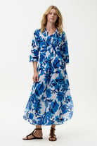 Oneseason - Oneseason Long Poppy Dress | Turquoise Bay - Dress - Silvermaple Boutique 