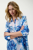 Oneseason - Oneseason Middy Gilli Dress | Kefalonia Blue Roses - Dress - Silvermaple Boutique 