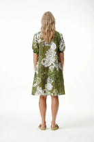 Oneseason - Oneseason Middy Grace Dress | Khaki Swirl - Dress - Silvermaple Boutique 