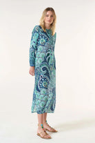 Oneseason - Long Genie Dress | Brazil Blue - Dress - Silvermaple Boutique 
