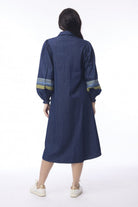 Orientique - Isfahan Dress | Denim - Dress - Silvermaple Boutique 