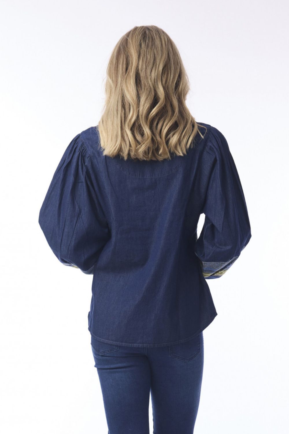 Orientique - Isfahan Top | Denim - Top - Silvermaple Boutique 