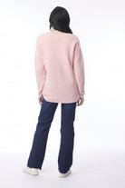 Orientique - Ribbed Knit Jumper | Blush Pink - Jumper - Silvermaple Boutique 