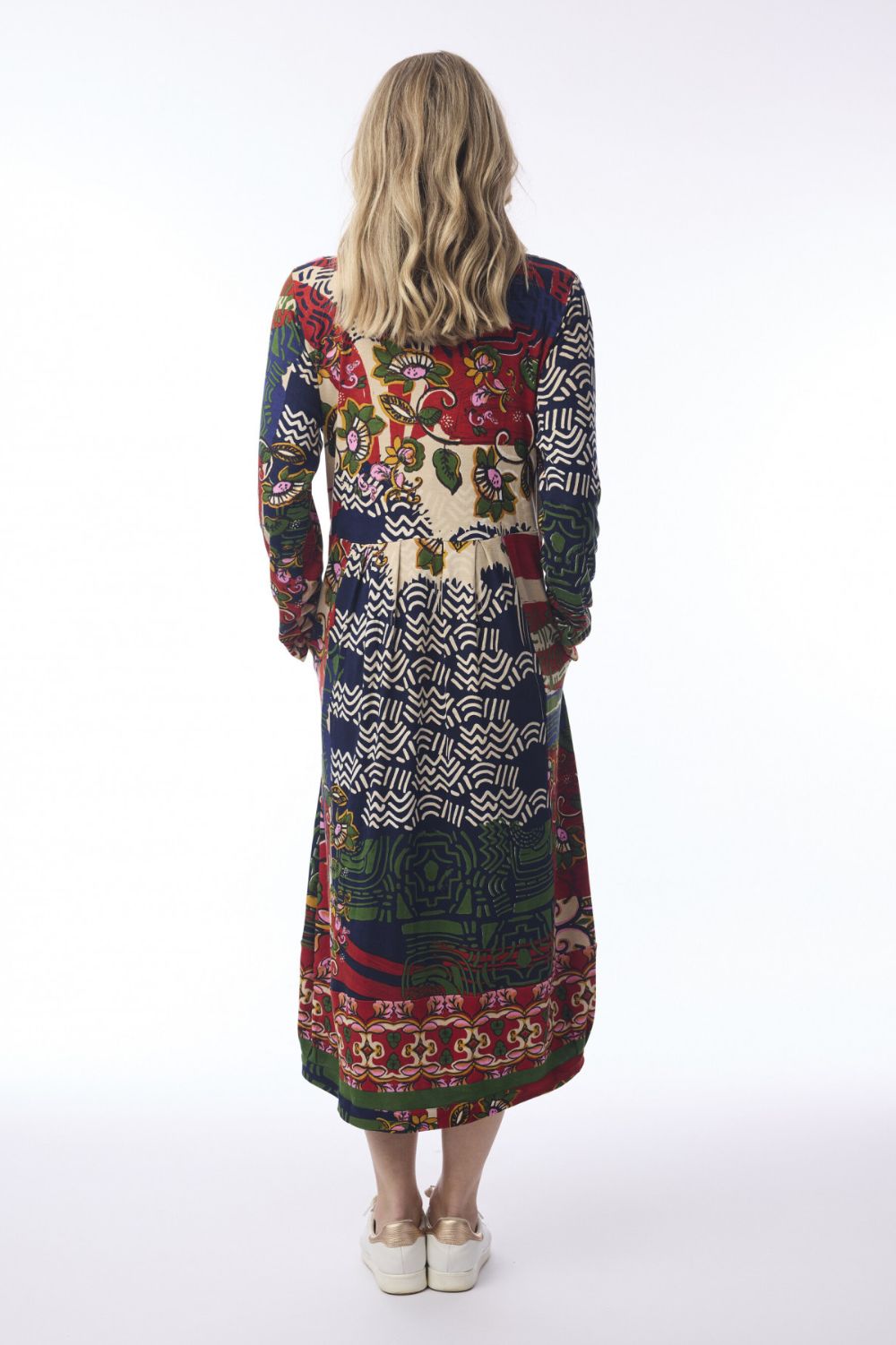 Orientique - Zapotec Bubble Dress | Print - Dress - Silvermaple Boutique 