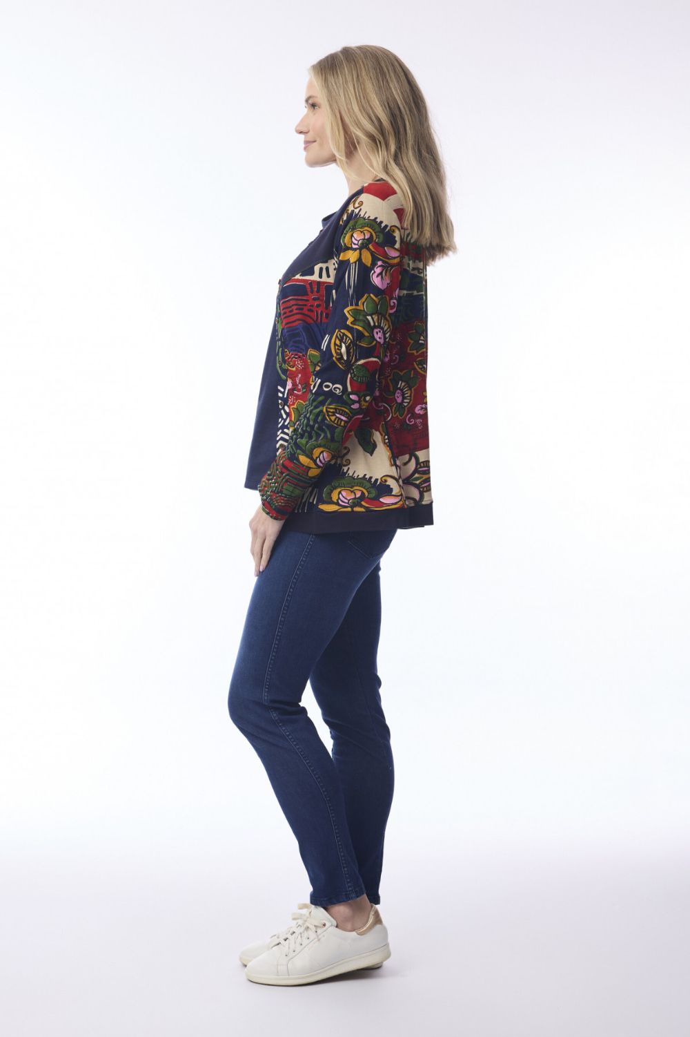 Orientique - Zapotec Cardigan | Print - Cardigan - Silvermaple Boutique 