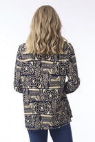 Orientique - Zapotec Cowl Top | Abstract - Top - Silvermaple Boutique 