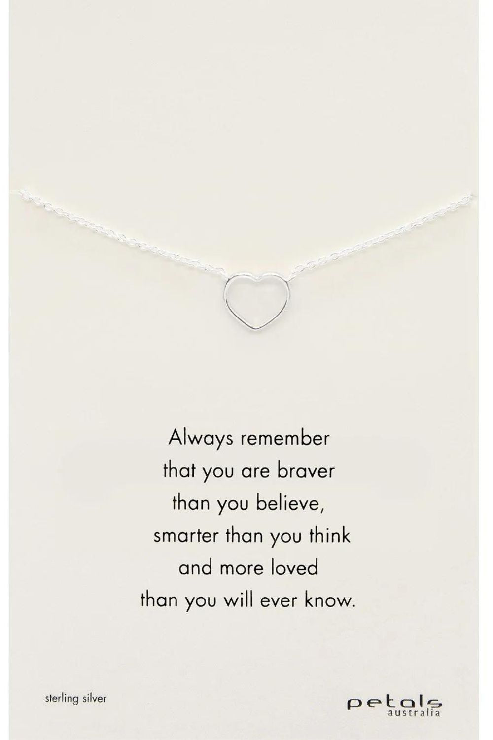 Silvermaple Collection Gifts - Remember Open Heart Necklace | Multi - Necklace - Silvermaple Boutique 