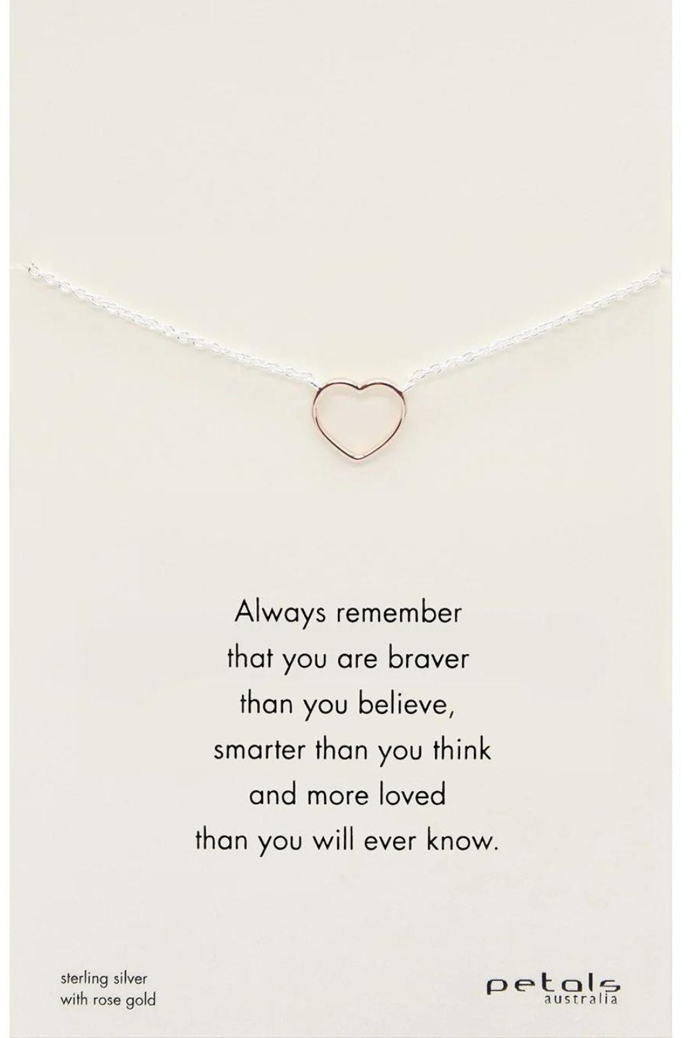 Silvermaple Collection Gifts - Remember Open Heart Necklace | Multi - Necklace - Silvermaple Boutique 