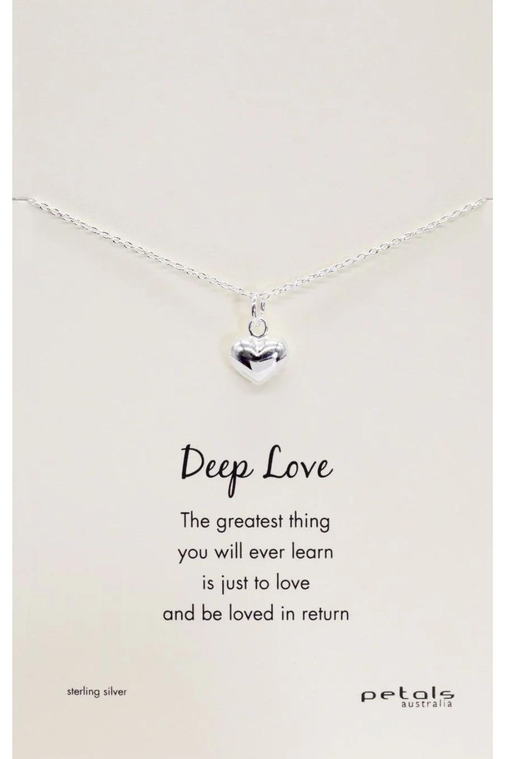 Silvermaple Collection Gifts - Deep Love Heart Necklace | Multi - Necklace - Silvermaple Boutique 