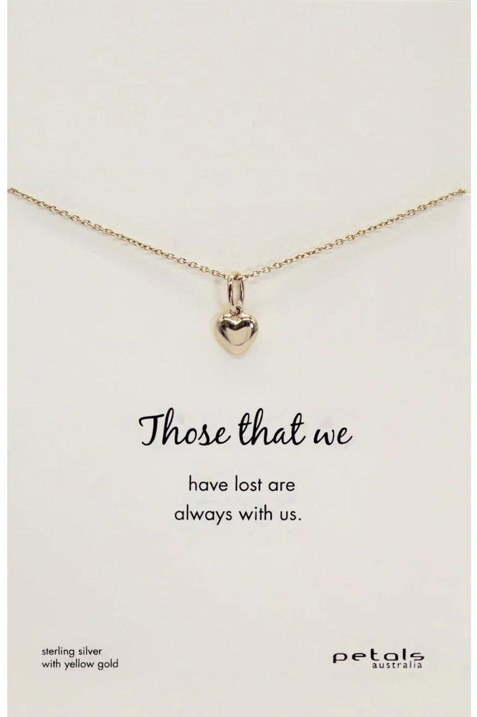 Petals Australia Heart Necklace | Gold_Silvermaple Boutique