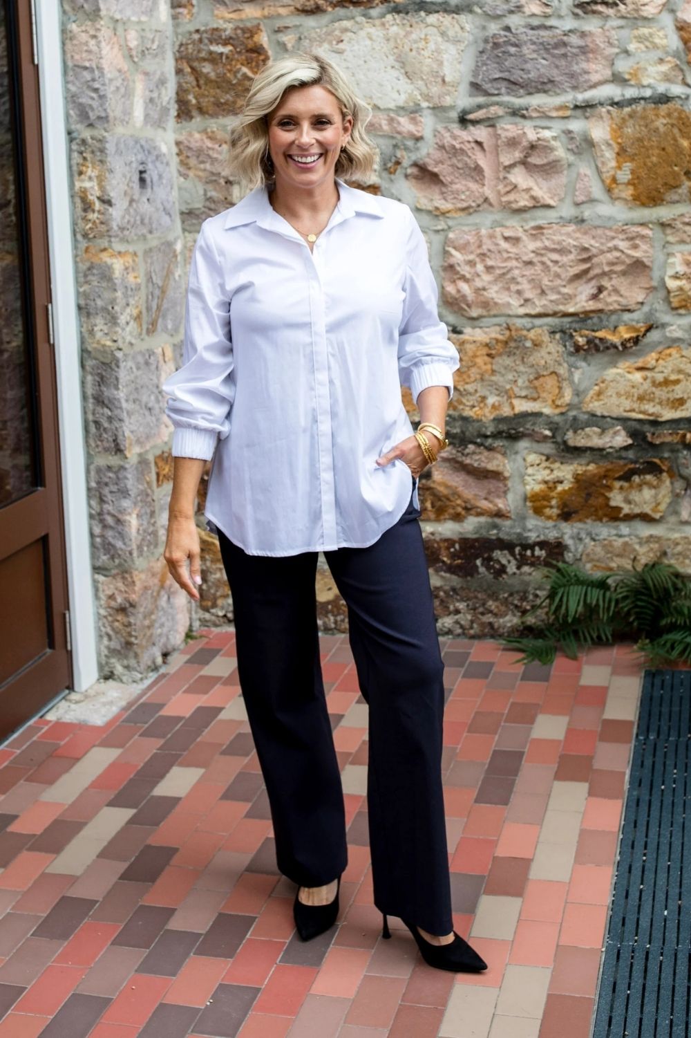 Philosophy Australia - Arrow Full Length Pants | Ink - Pants - Silvermaple Boutique 