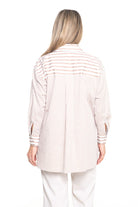 Philosophy Australia - Port Multi Stripe Shirt | Stone - Shirt - Silvermaple Boutique 