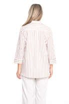 Philosophy Australia - Regina Shirt | Stone Wide Stripe - Shirt - Silvermaple Boutique 
