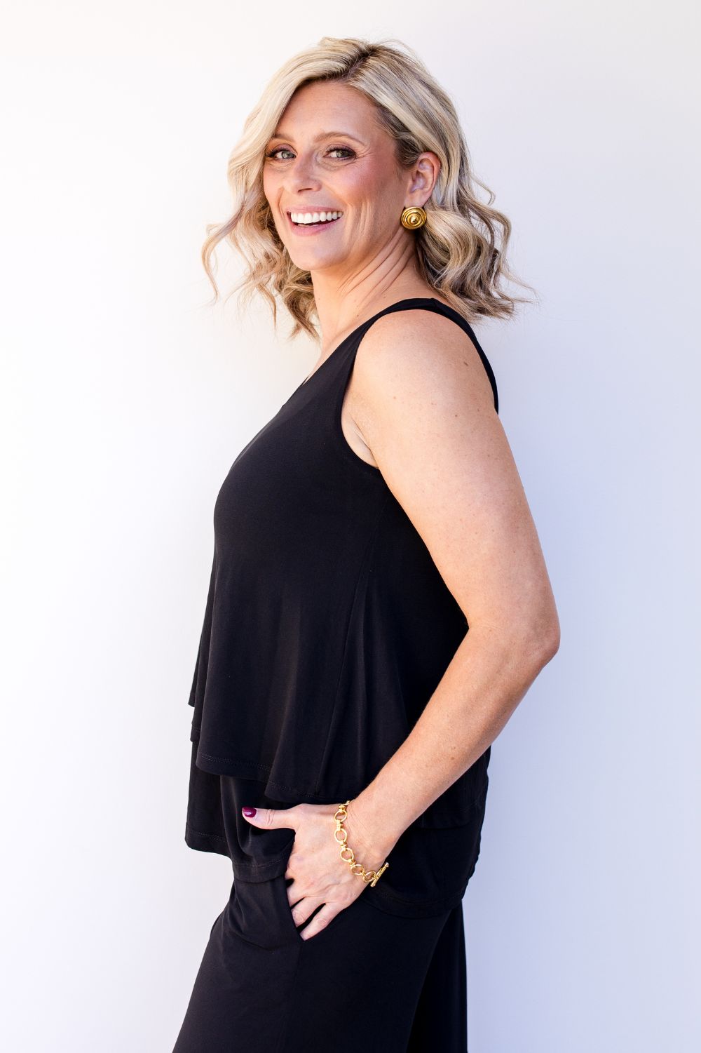 Philosophy Australia - Cecilia Reversible Tank | Black - Singlet - Silvermaple Boutique 