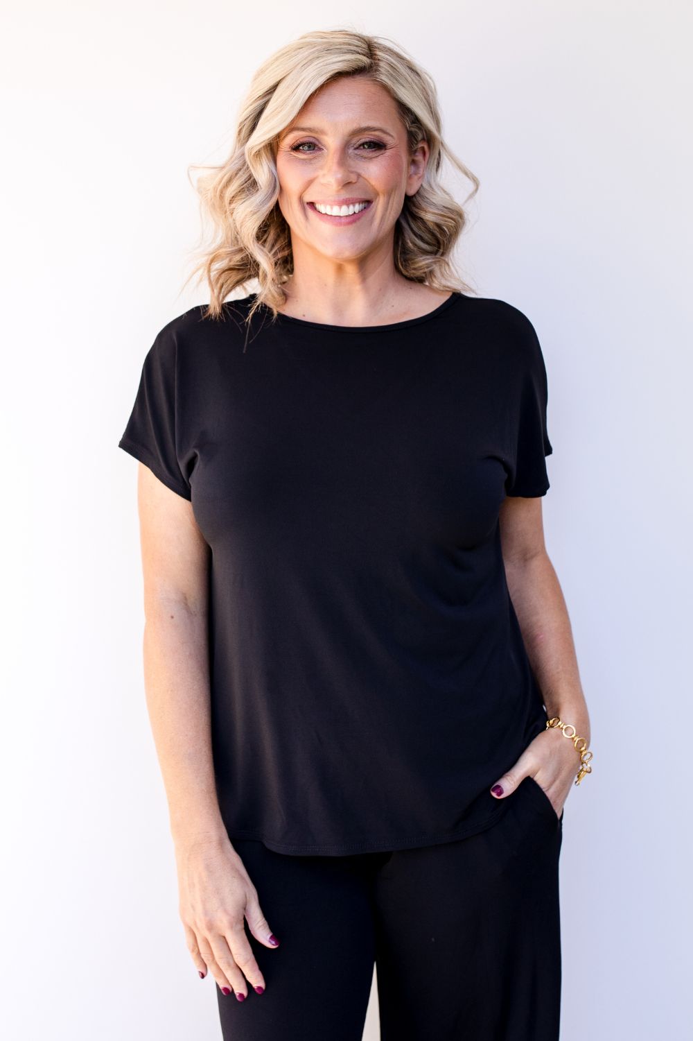 Philosophy Australia - Connie Reversible Tee | Black - Top - Silvermaple Boutique 