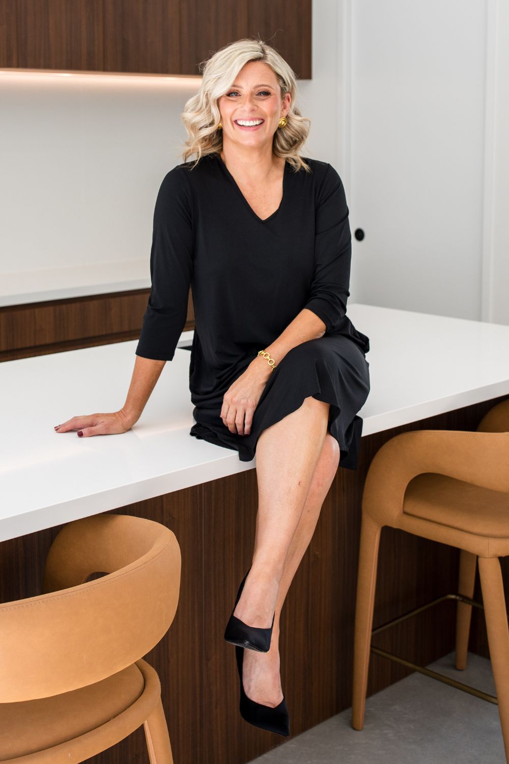 Philosophy Australia - Kayla Bounce Dress | Black - Dress - Silvermaple Boutique 