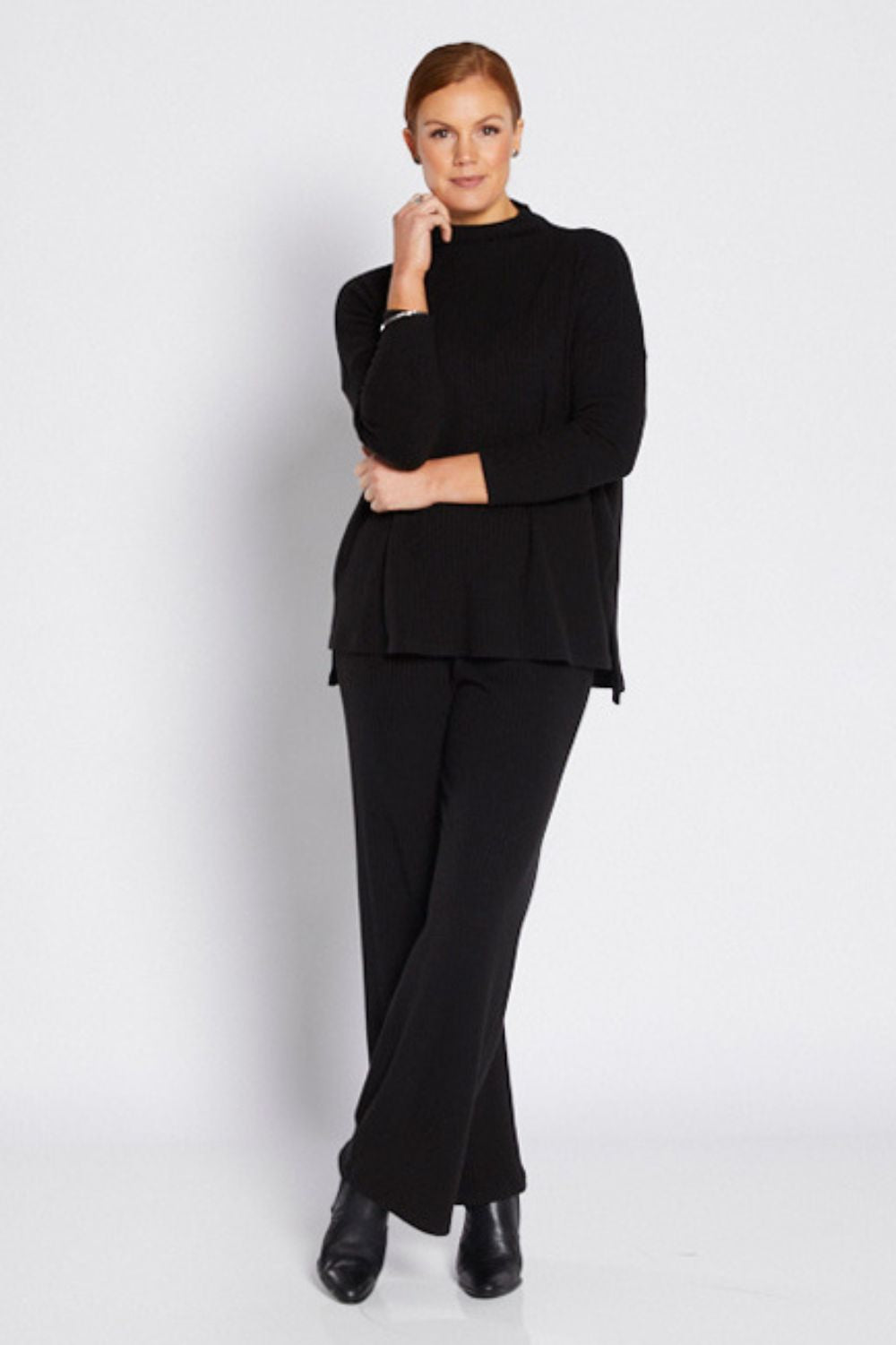 Philosophy Australia - Ren Turtleneck Tunic | Black - Top - Silvermaple Boutique 