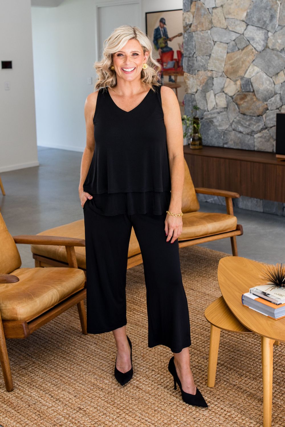 Philosophy Australia - Sammy Crop Pant | Black - Pants - Silvermaple Boutique 