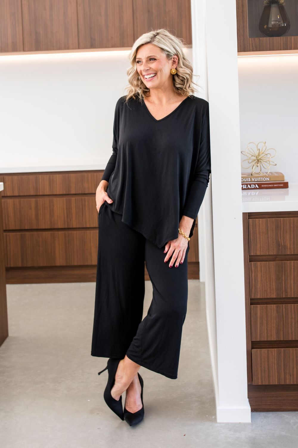 Philosophy Australia - Sammy Crop Pant | Black - Pants - Silvermaple Boutique 