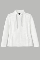 Picadilly - Picadilly Zip Front Jacket | Off White - Jacket - Silvermaple Boutique 