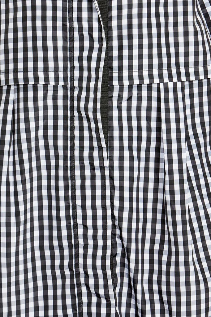 Pingpong Check Anorak Jacket | Black/White Check _Silvermaple Boutique