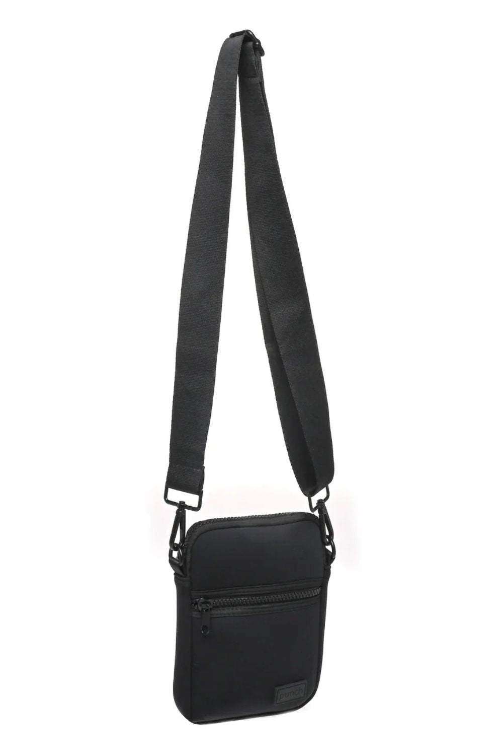 Punch Neoprene - Aurora Neoprene Mobile Bag | Black - Handbag - Silvermaple Boutique 