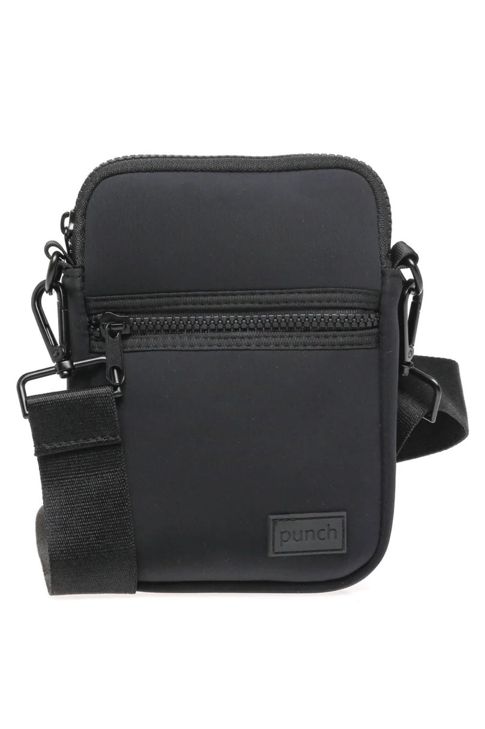Punch Neoprene - Aurora Neoprene Mobile Bag | Black - Handbag - Silvermaple Boutique 