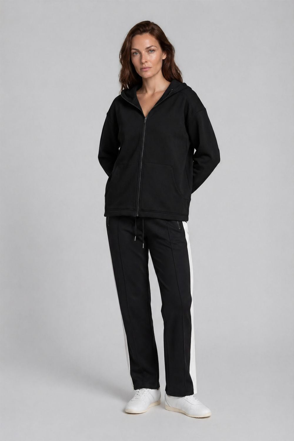 Silvermaple Collection - Oasis Zip Jacket | Black - Jacket - Silvermaple Boutique 