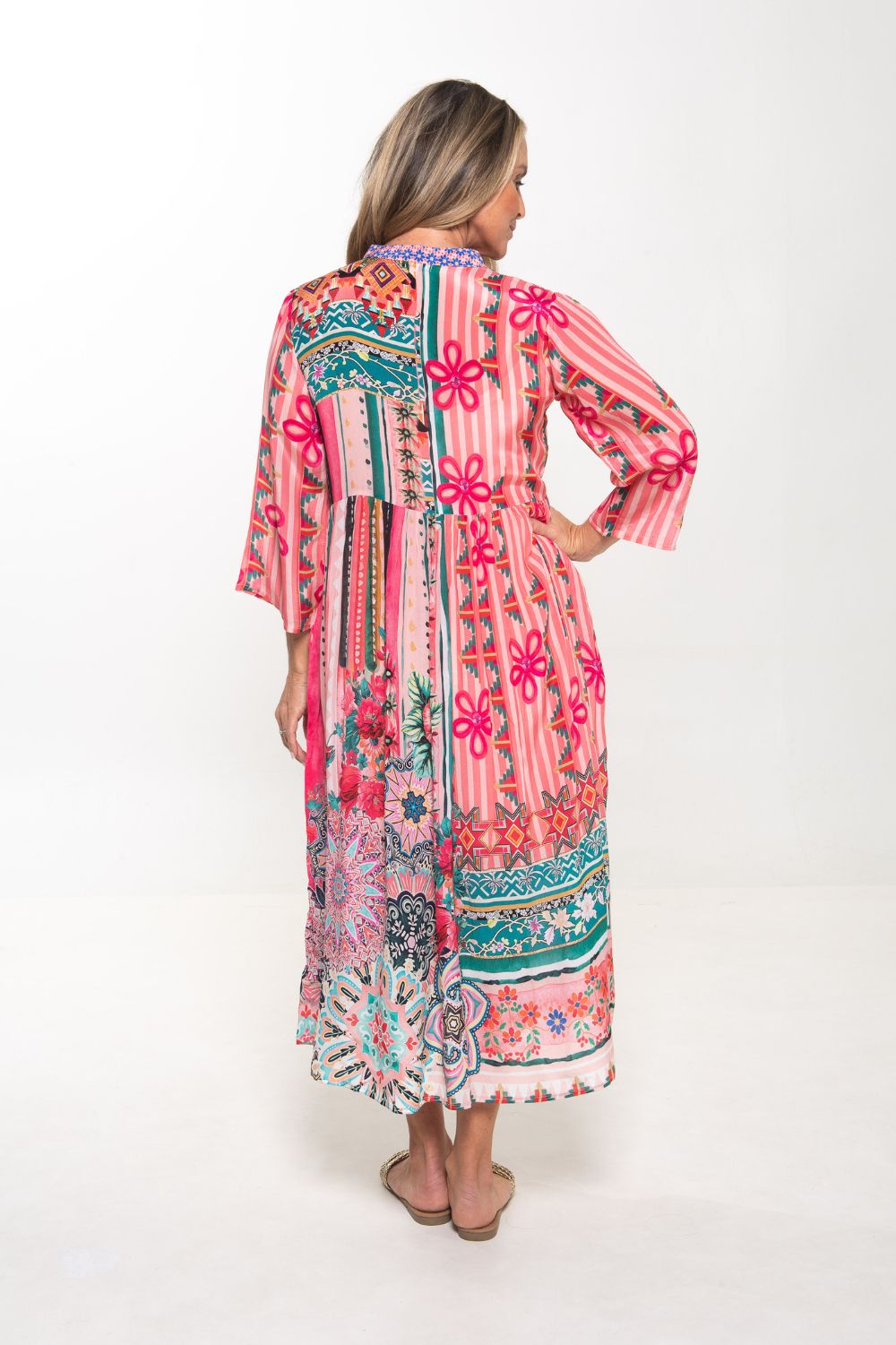 Silvermaple Collection - Erin V-Neck Dress | Rio Botanica - Dress - Silvermaple Boutique 