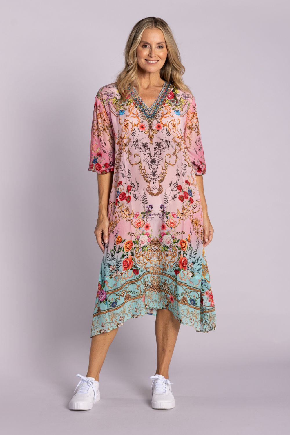 Silvermaple Collection - Amber Crystals Dress | Blush Imperial - Dress - Silvermaple Boutique 