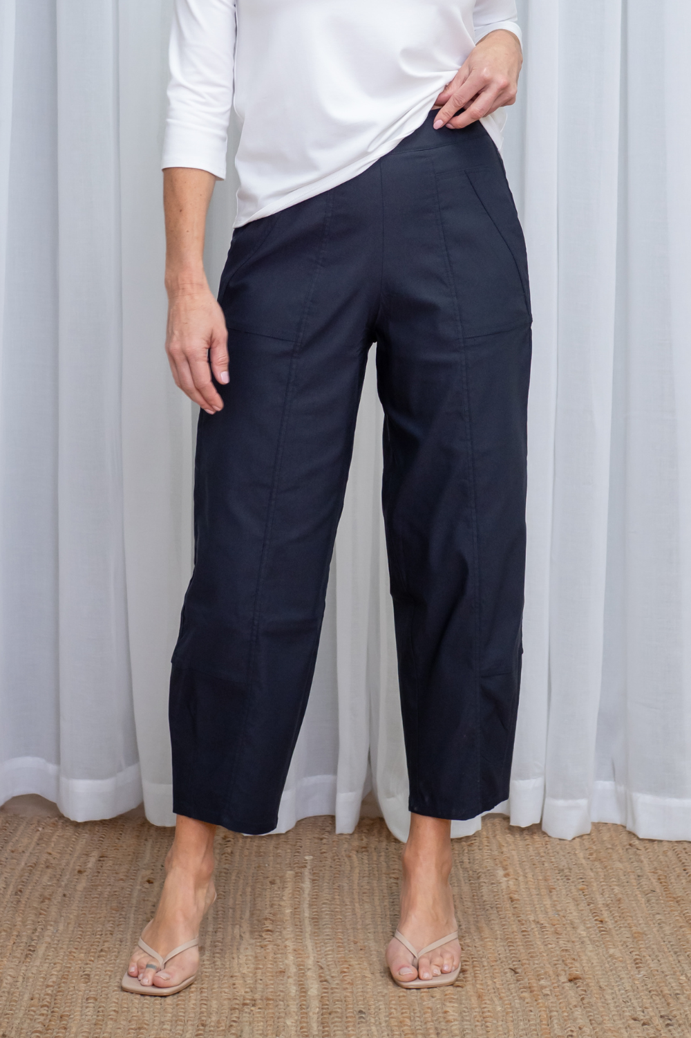 Silvermaple Collection - Aspen Barrel Leg Pant - Pants - Silvermaple Boutique 