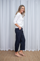 Silvermaple Collection - Aspen Barrel Leg Pant - Pants - Silvermaple Boutique 