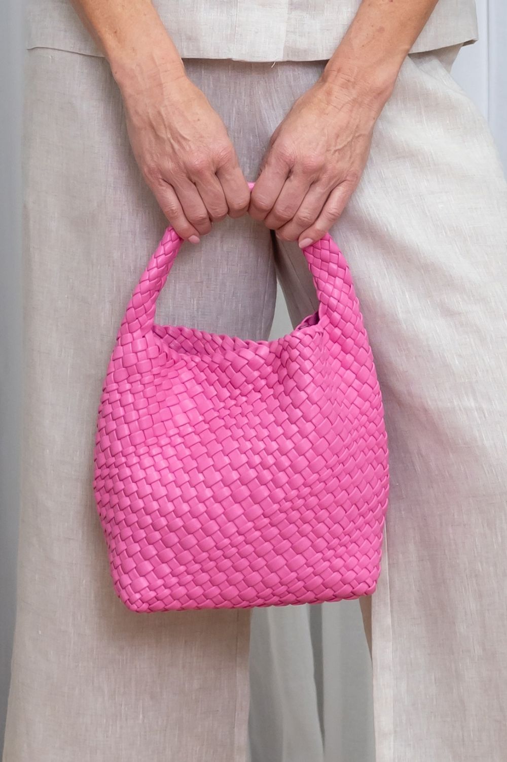 Silvermaple Collection - Bellina Woven City Tote - Handbag - Silvermaple Boutique 