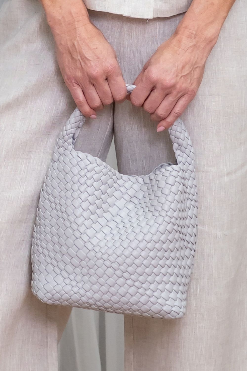 Silvermaple Collection - Bellina Woven City Tote - Handbag - Silvermaple Boutique 