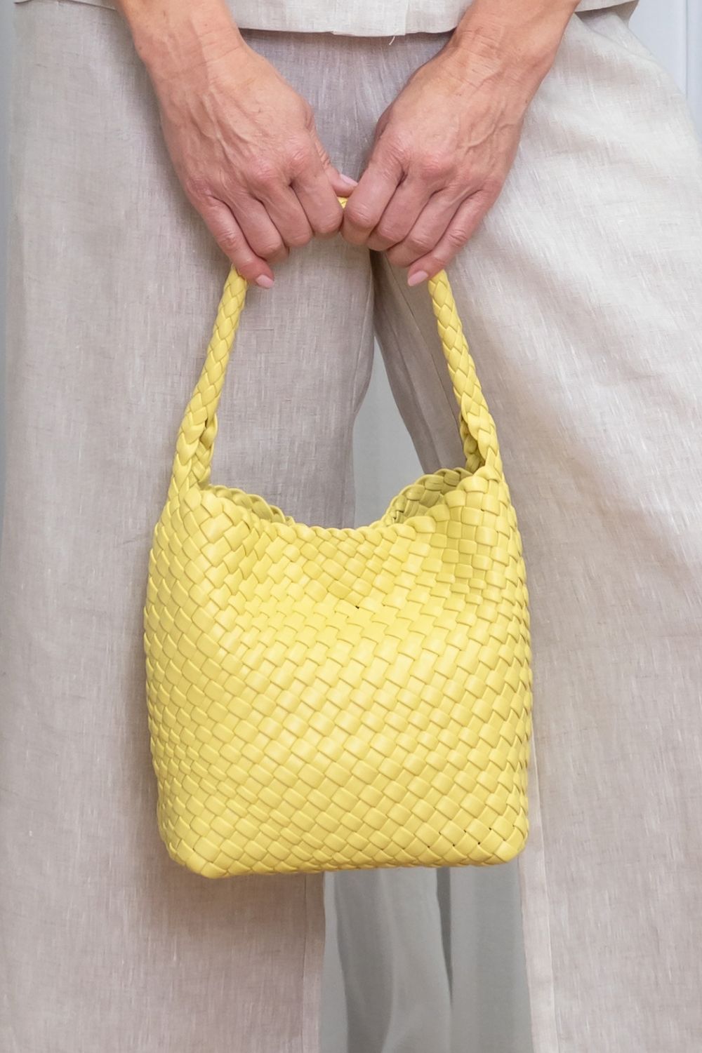 Silvermaple Collection - Bellina Woven City Tote - Handbag - Silvermaple Boutique 