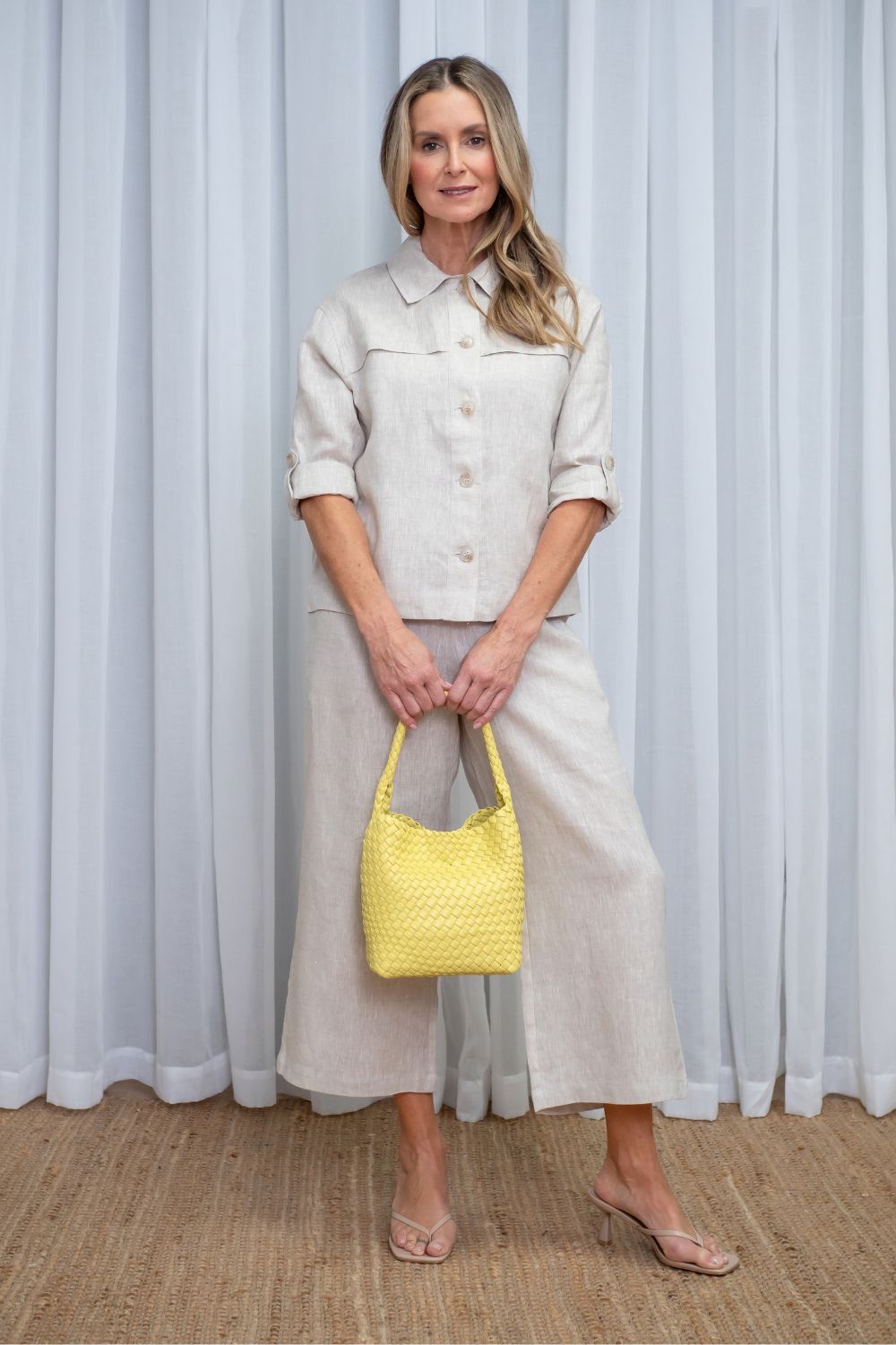 Silvermaple Collection - Bellina Woven City Tote - Handbag - Silvermaple Boutique 