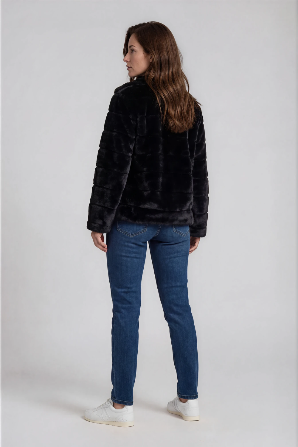 Silvermaple Collection - Brynn Faux Fur Jacket | Black - Jacket - Silvermaple Boutique 