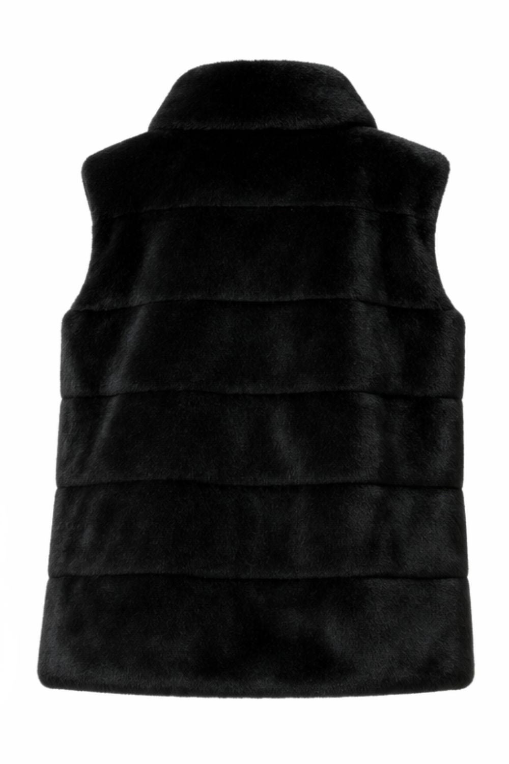 Silvermaple Collection - Brynn Faux Fur Vest | Black - Vest - Silvermaple Boutique 