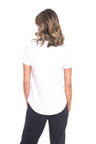 Silvermaple Collection - Capri Tee | White - T-Shirt - Silvermaple Boutique 