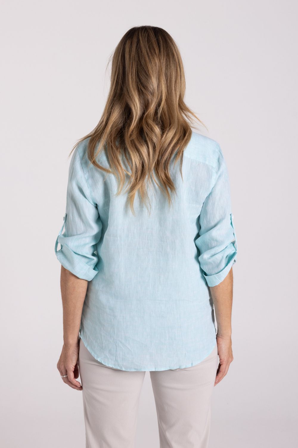 Silvermaple Collection - Charlotte Linen Shirt | Mint - Shirt - Silvermaple Boutique 