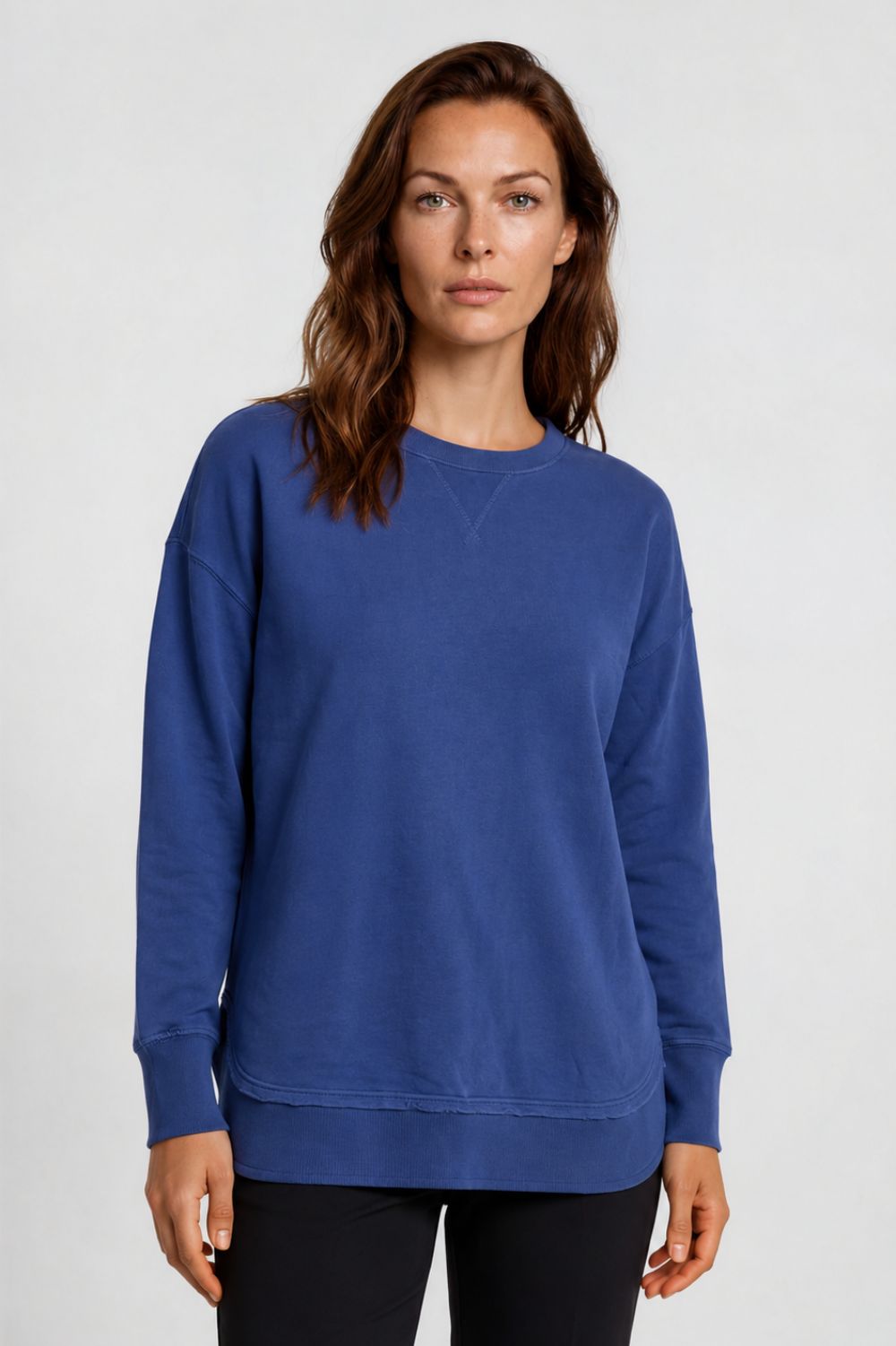 Silvermaple Collection - Dahlia Crew | Denim - Jumper - Silvermaple Boutique 