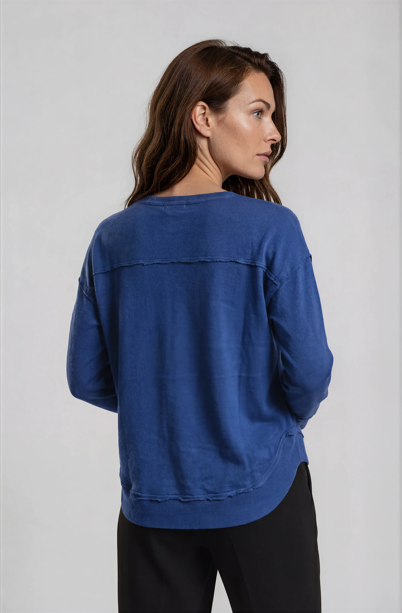 Silvermaple Collection - Dahlia Crew | Denim - Jumper - Silvermaple Boutique 