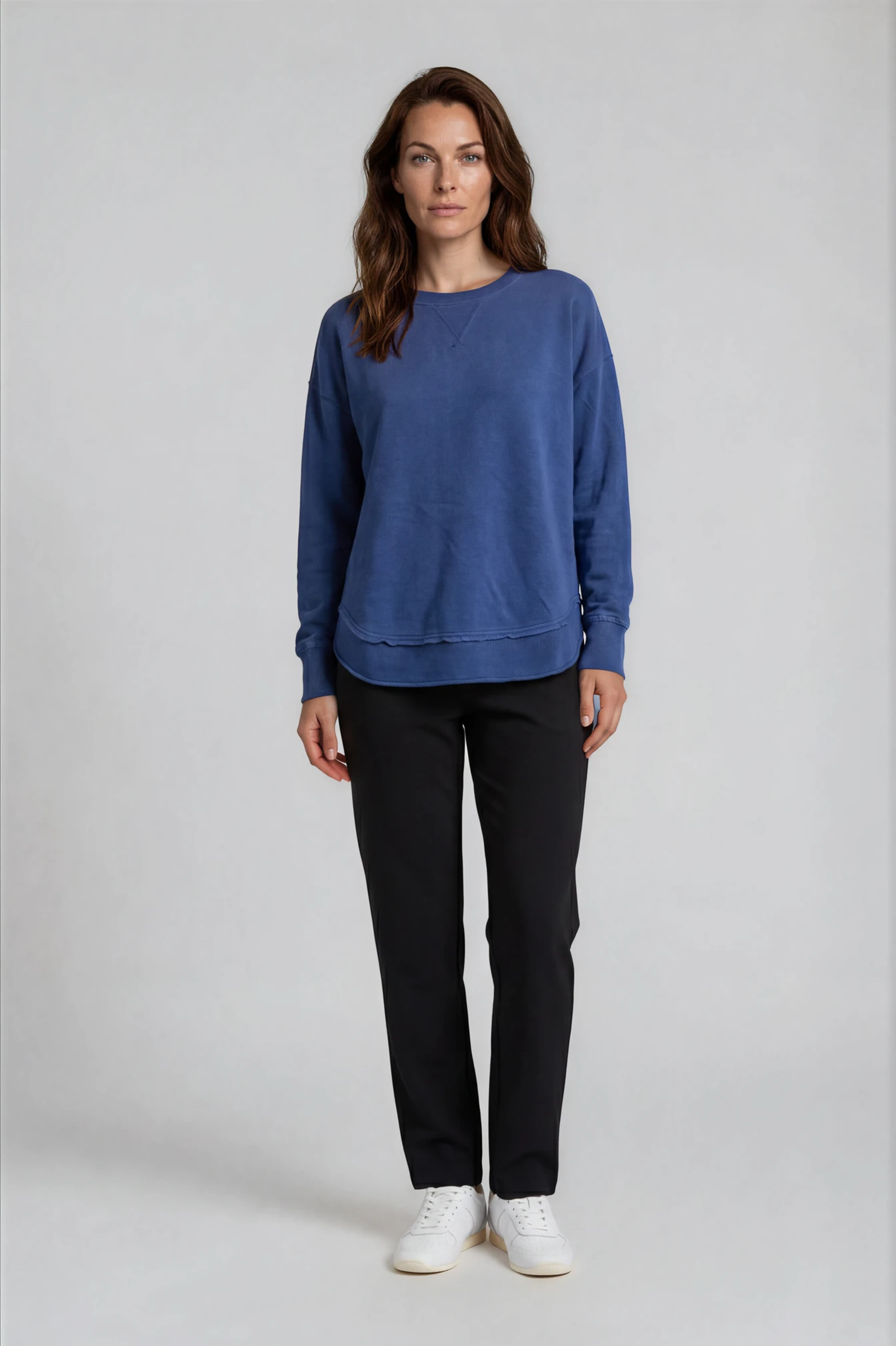 Silvermaple Collection - Dahlia Crew | Denim - Jumper - Silvermaple Boutique 