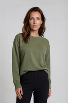 Silvermaple Collection - Dahlia Crew | Khaki - Jumper - Silvermaple Boutique 