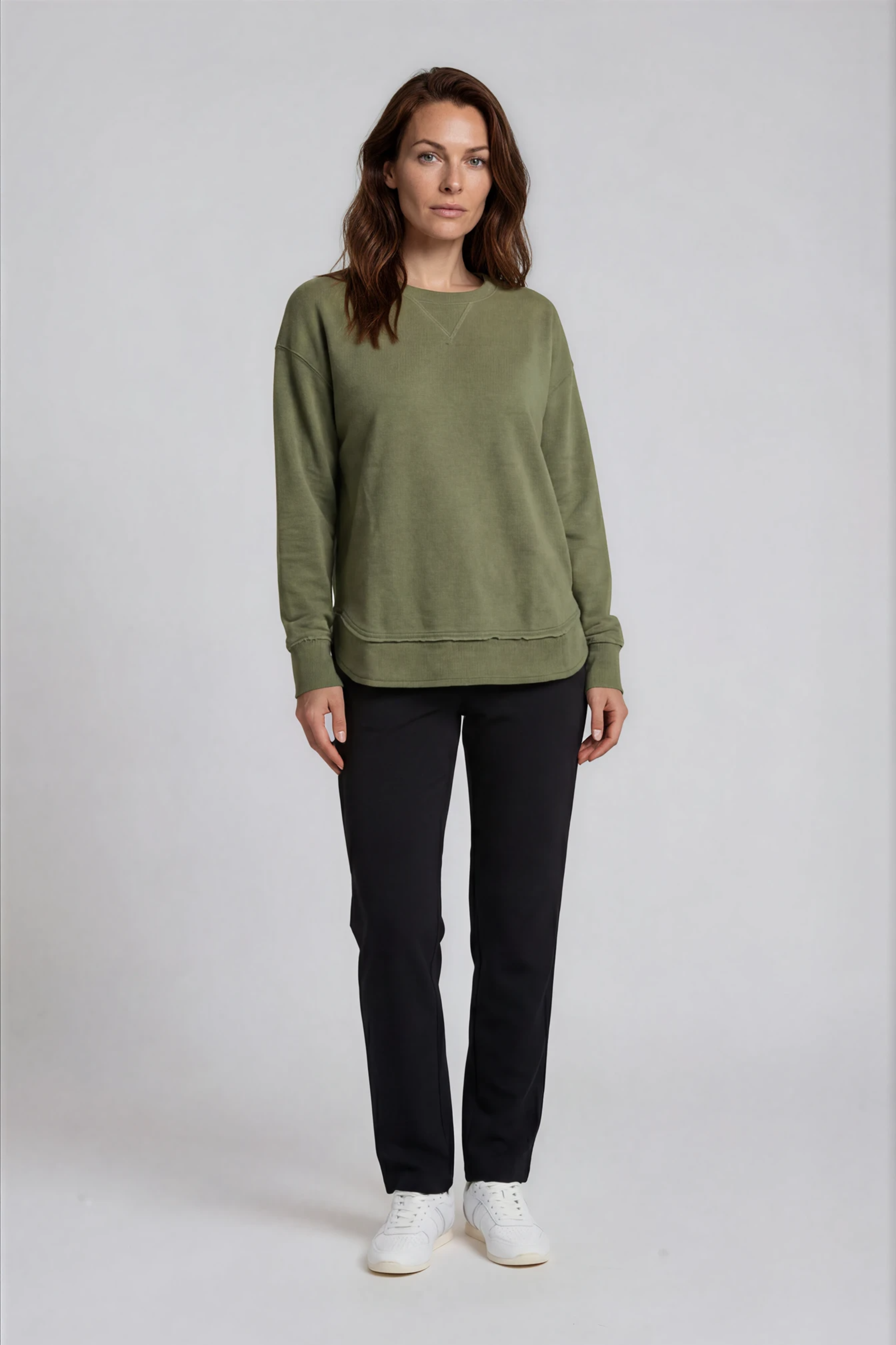 Silvermaple Collection - Dahlia Crew | Khaki - Jumper - Silvermaple Boutique 