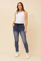 Silvermaple Collection - Danni Jogger | Denim - Jogger - Silvermaple Boutique 