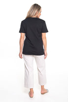 Silvermaple Collection - Eden Tee | Black - T-Shirt - Silvermaple Boutique 