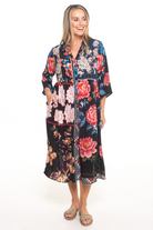 Silvermaple Collection - Erin V-Neck Dress | Indigo Dahlia - Dress - Silvermaple Boutique 