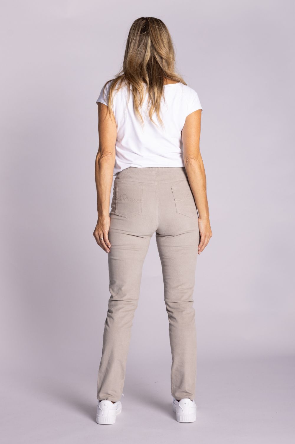 Silvermaple Collection - Eva Cord Pant | Bone - Pants - Silvermaple Boutique 